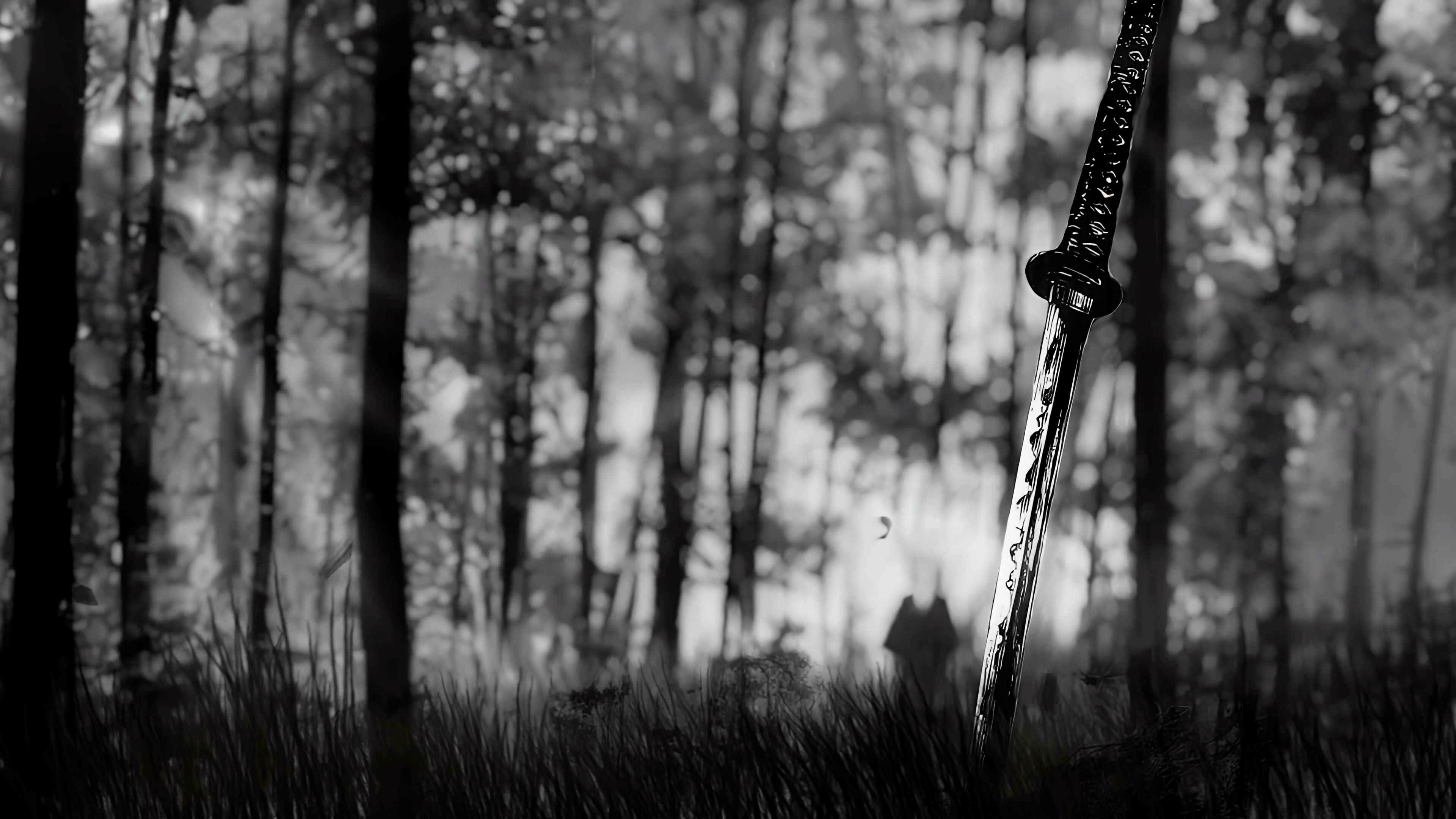 Katana Forest (Live) - Wallpaper screenshot - Seelen UI