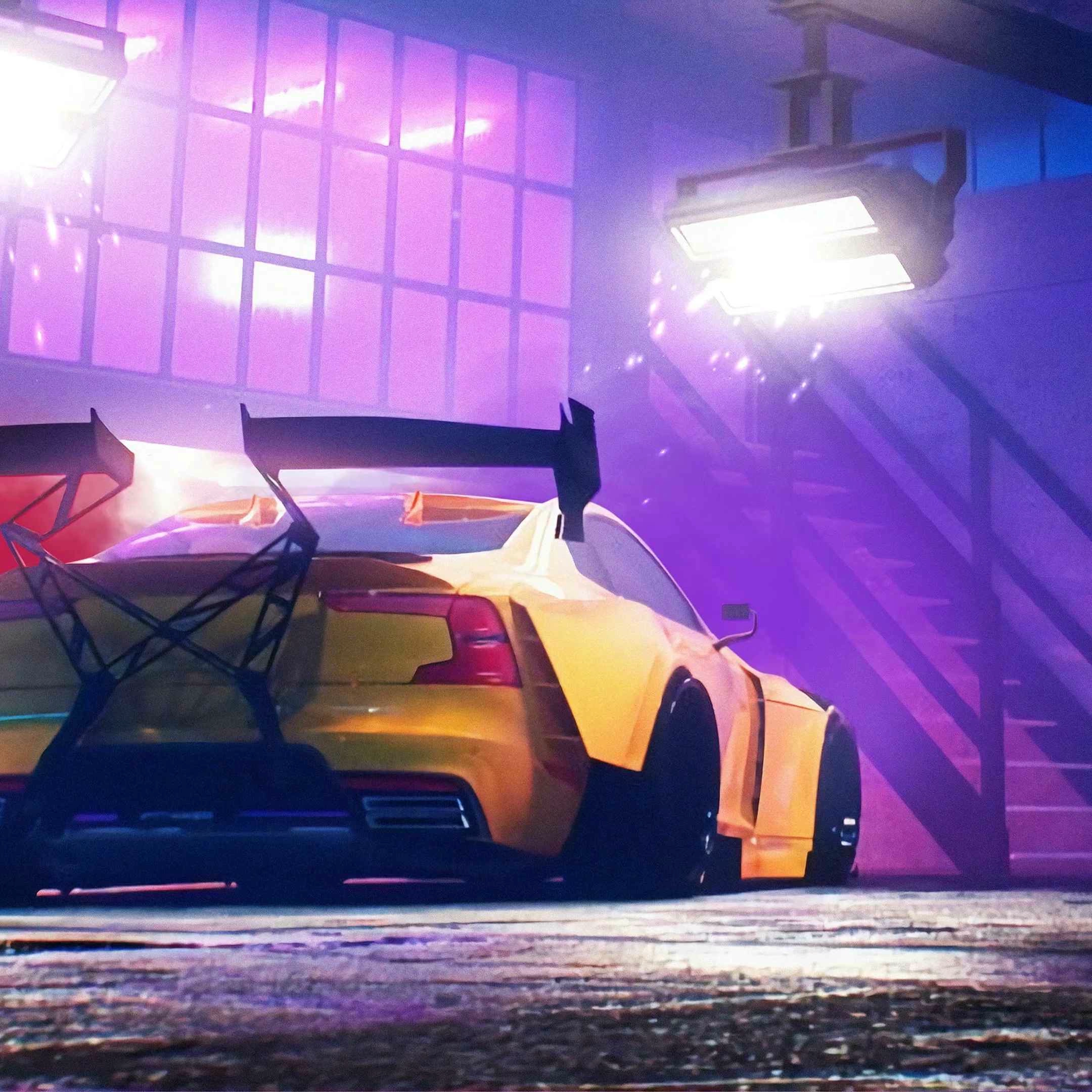 Yellow sports car (Live) - Seelen Wallpaper