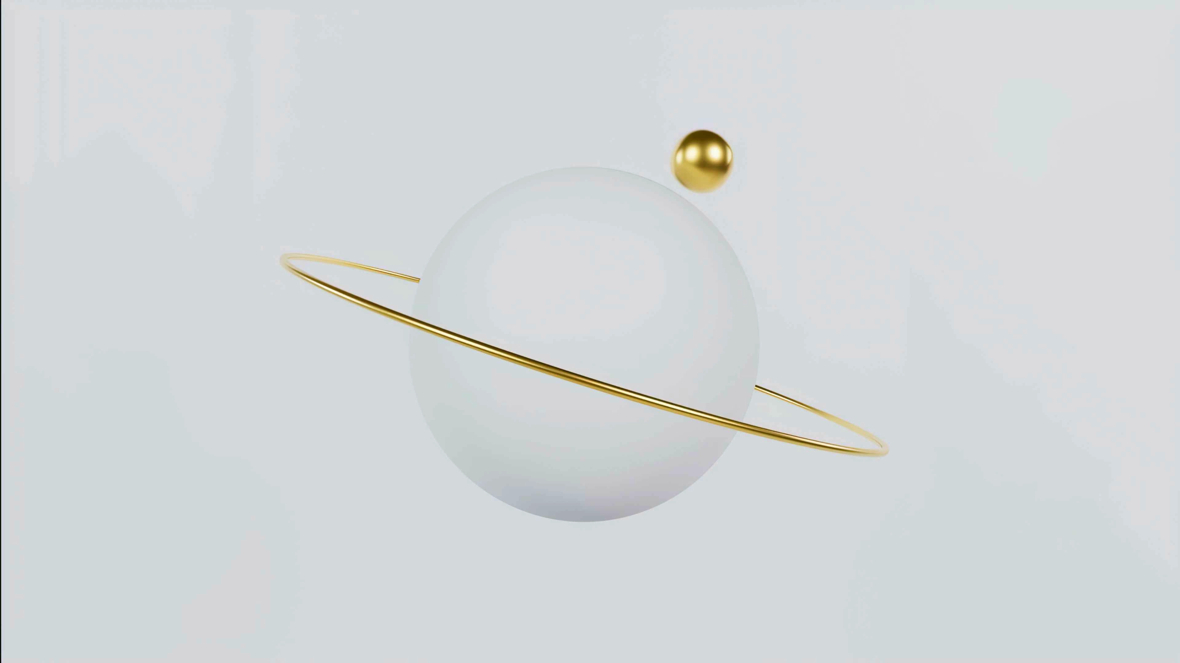 Golden Orbit (Live) - Wallpaper screenshot - Seelen UI