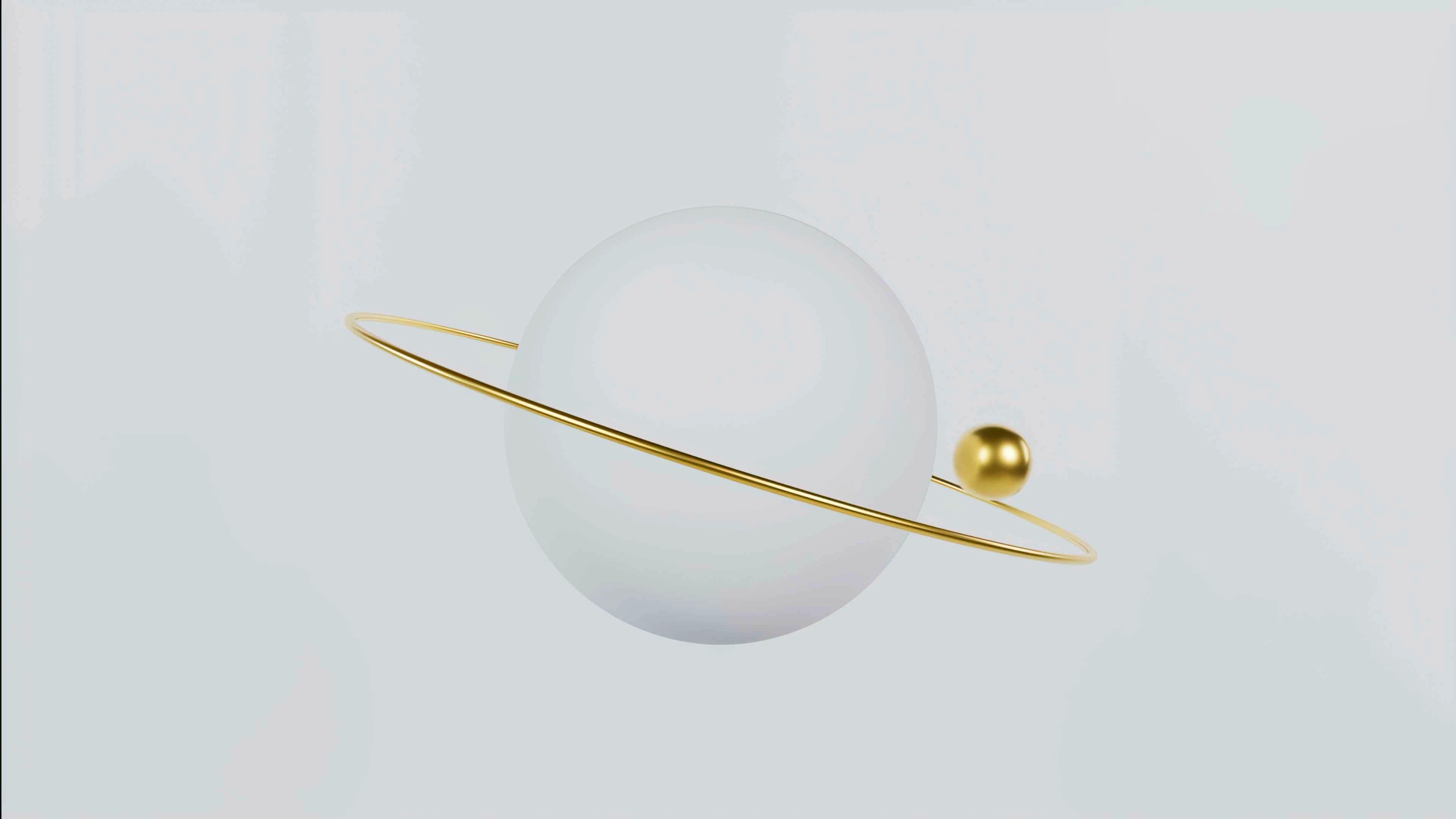 Golden Orbit (Live) - Wallpaper screenshot - Seelen UI