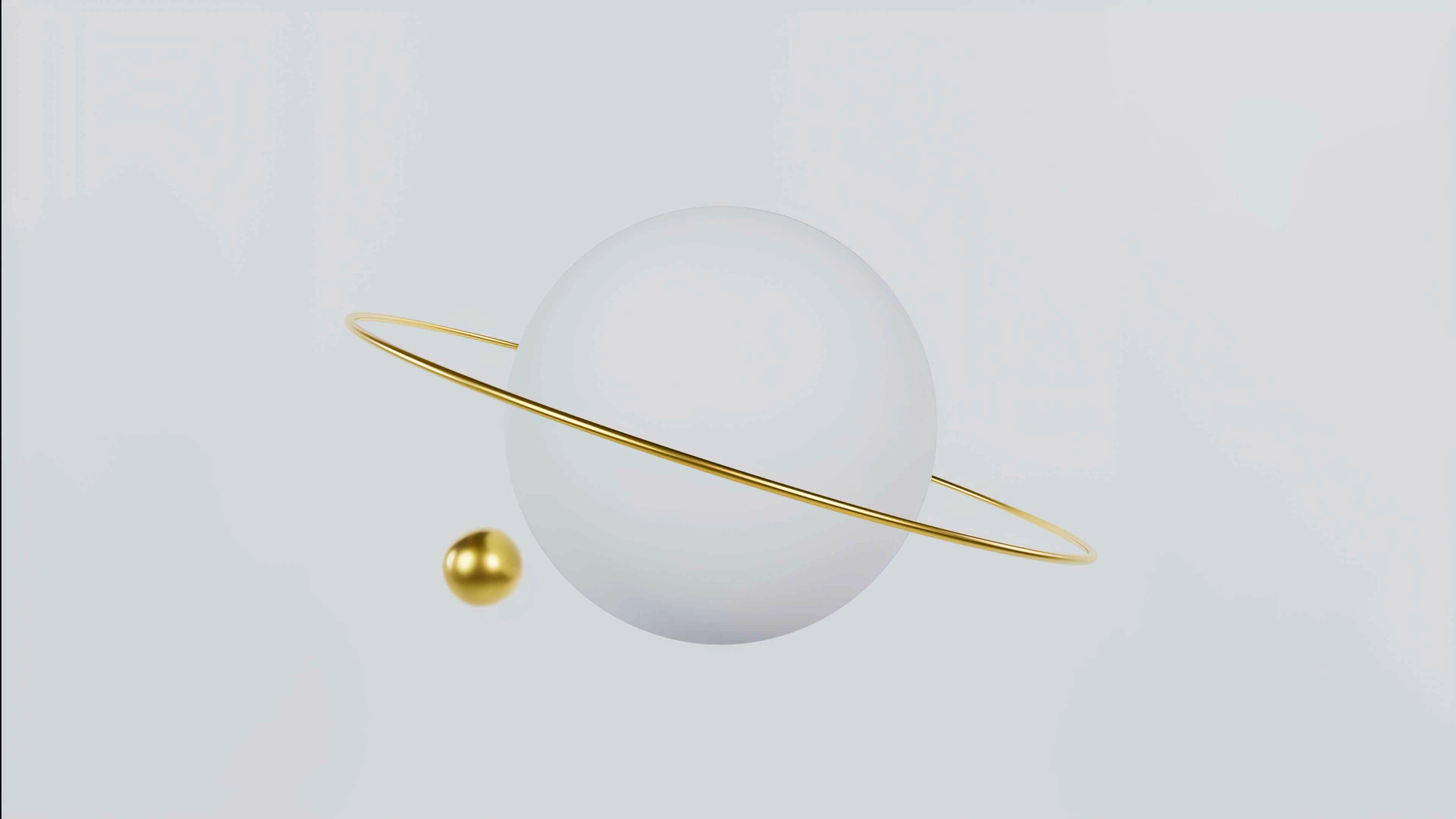 Golden Orbit (Live) - Wallpaper screenshot - Seelen UI