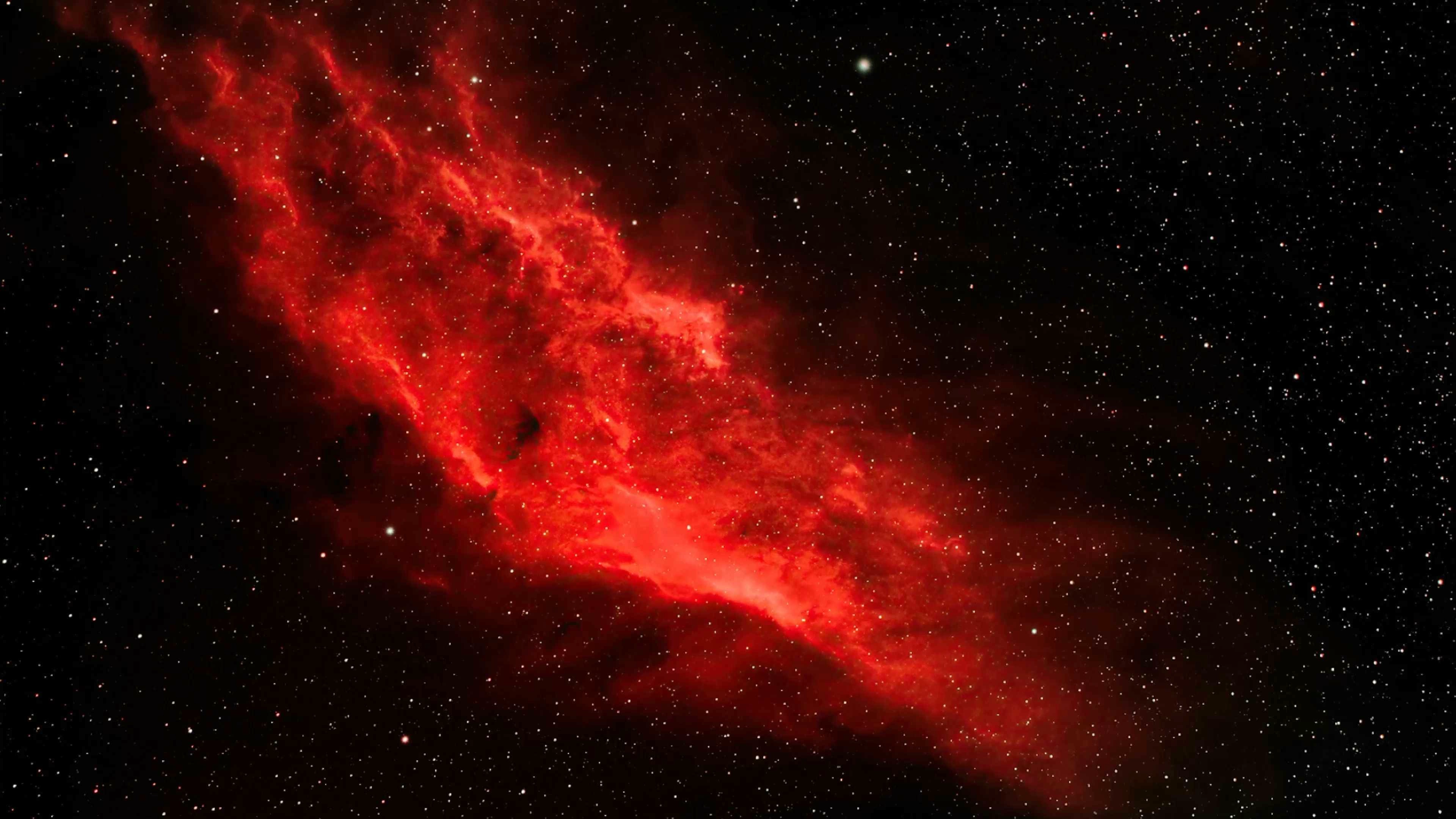 Red Nebula (Live) - Wallpaper screenshot - Seelen UI