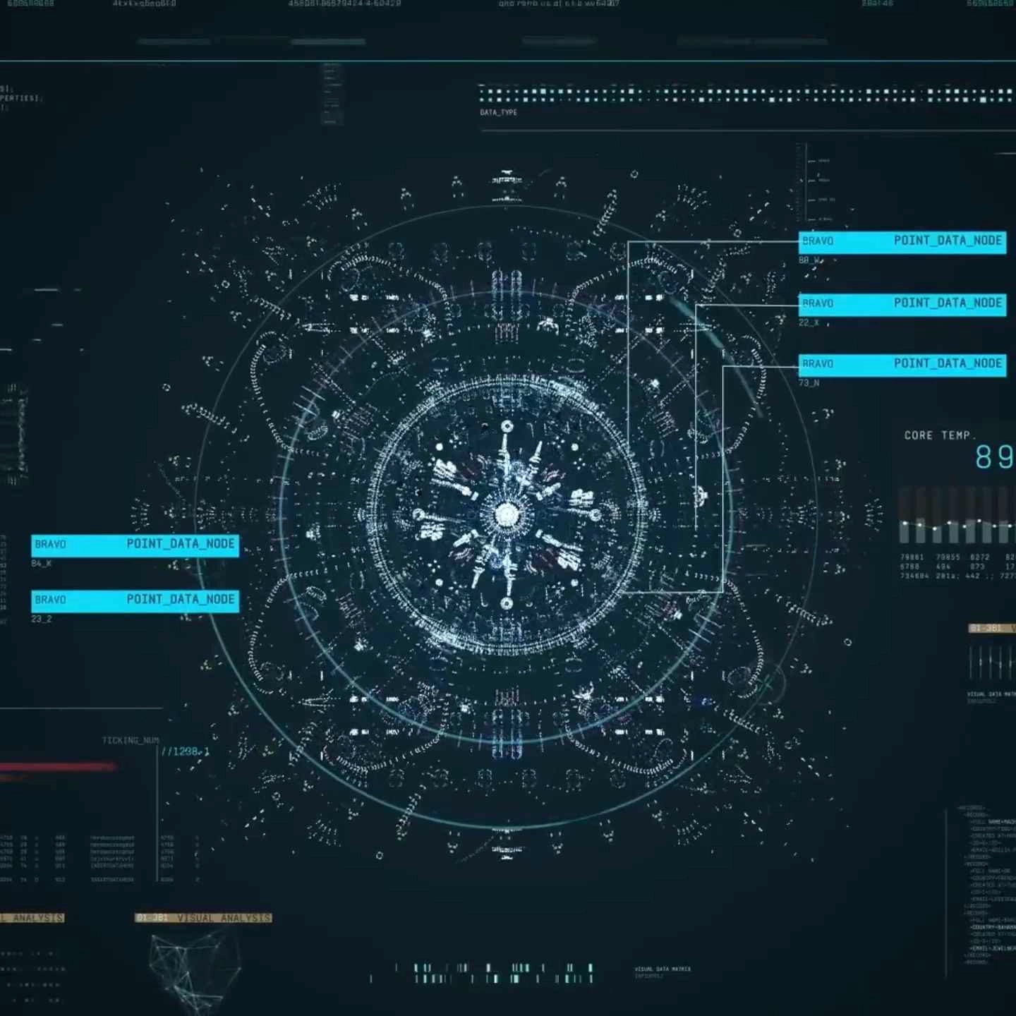 Futuristic Hud Interface (Live) - Seelen Wallpaper