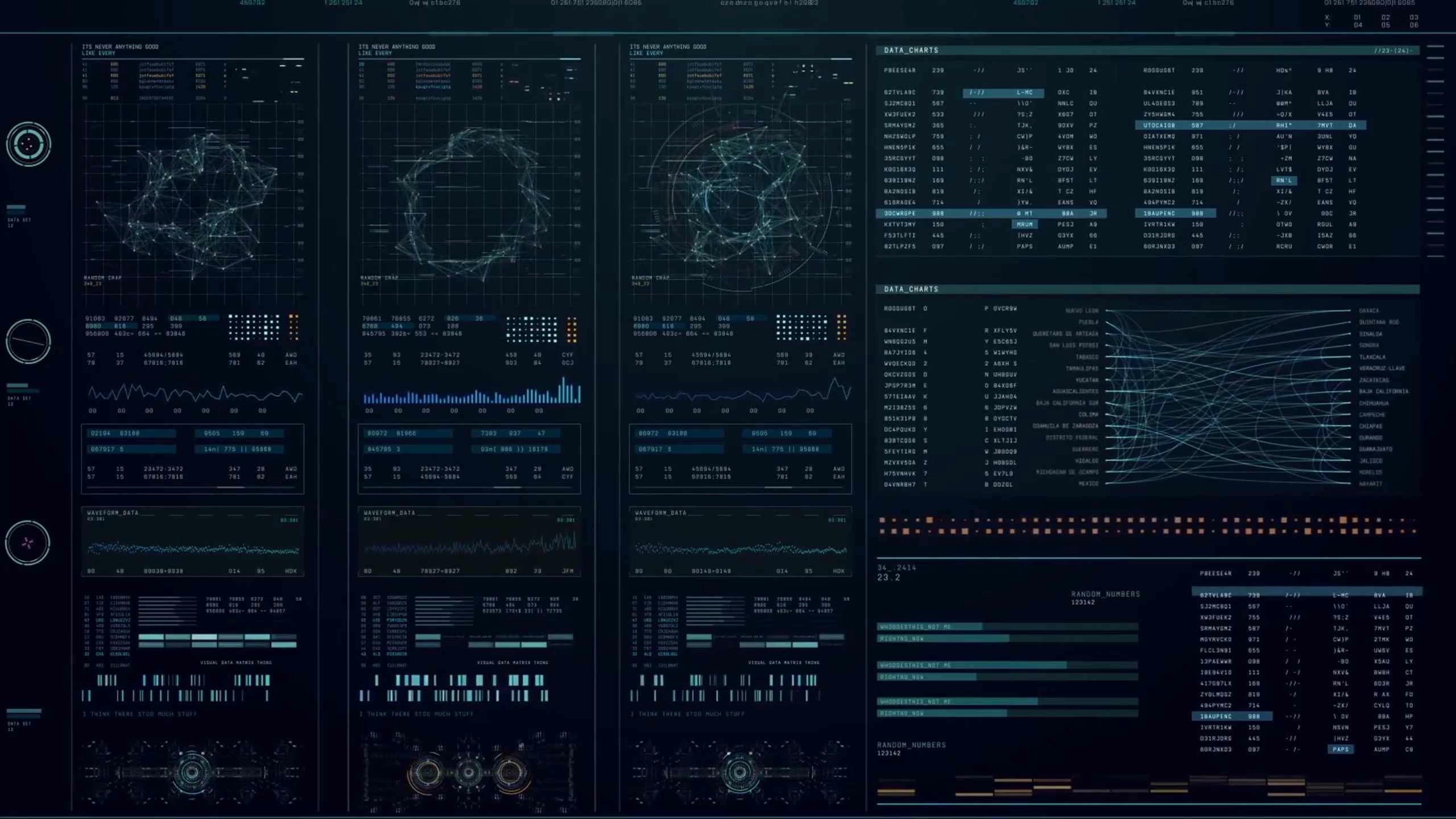 Futuristic Hud Interface (Live) - Wallpaper screenshot - Seelen UI