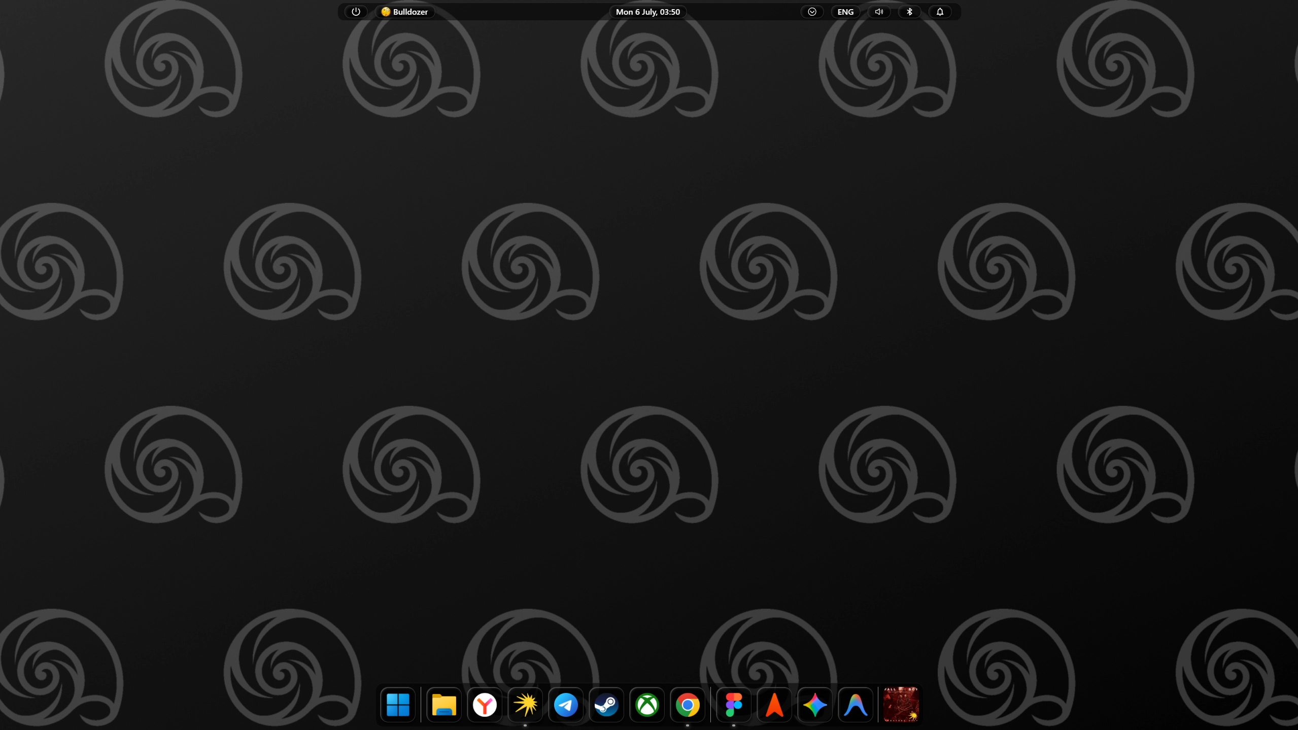 Onyx Shell - Theme screenshot - Seelen UI