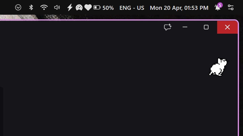 Kasoru no ko (カーソルペットノコ) - Widget screenshot - Seelen UI