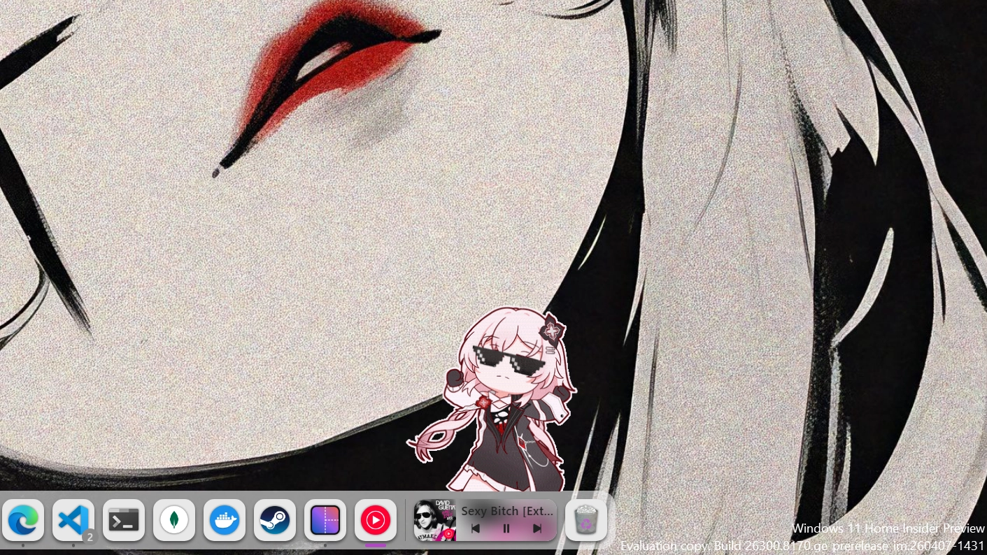 สติ๊กเกอร์ - Widget screenshot - Seelen UI