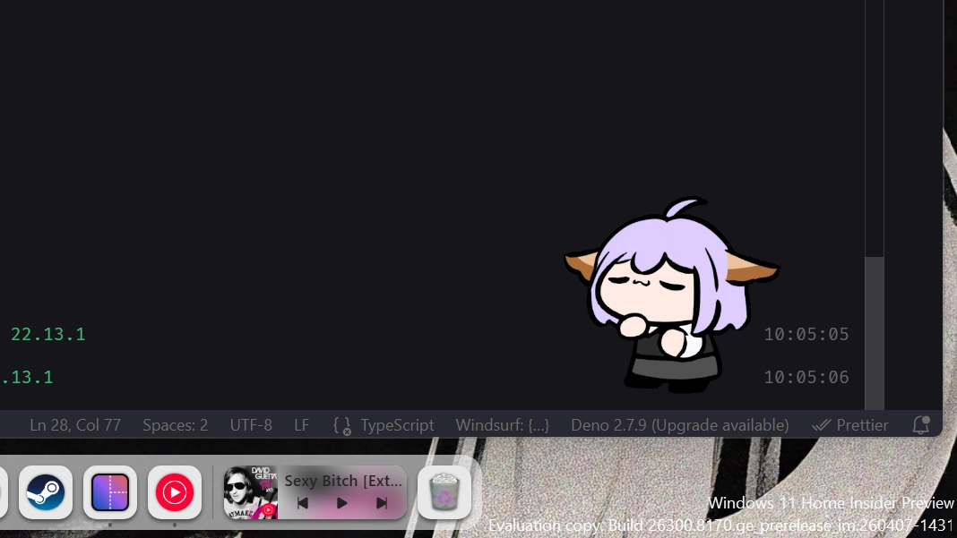 สติ๊กเกอร์ - Widget screenshot - Seelen UI