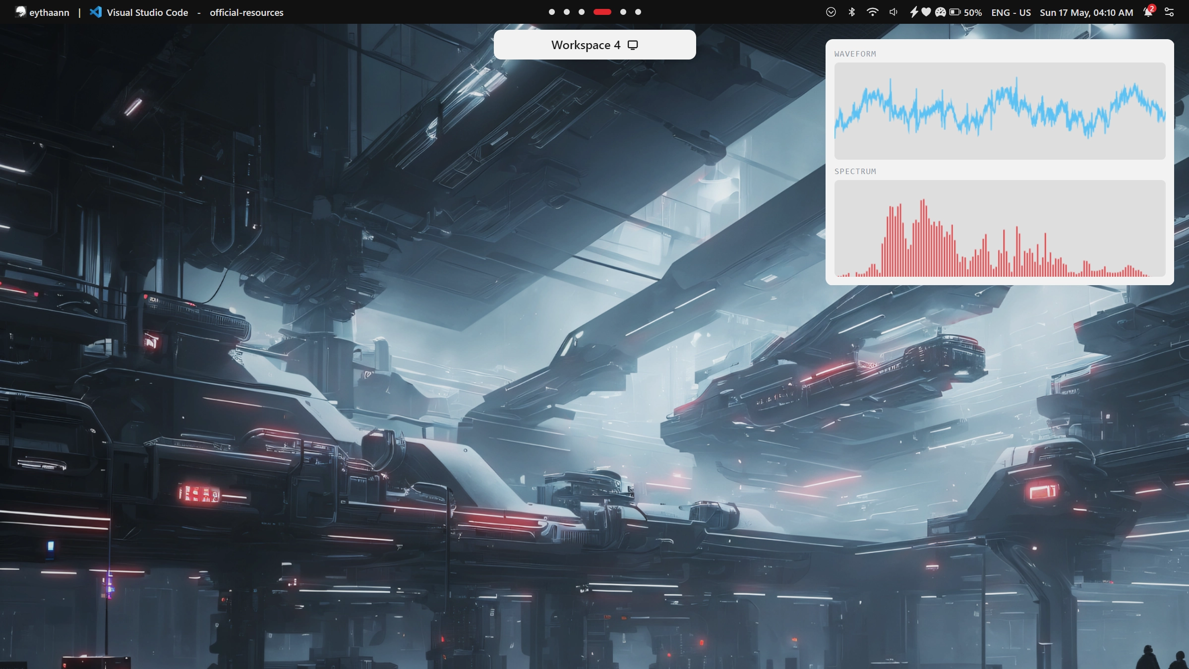 Dalga Formu Demosu - Widget screenshot - Seelen UI