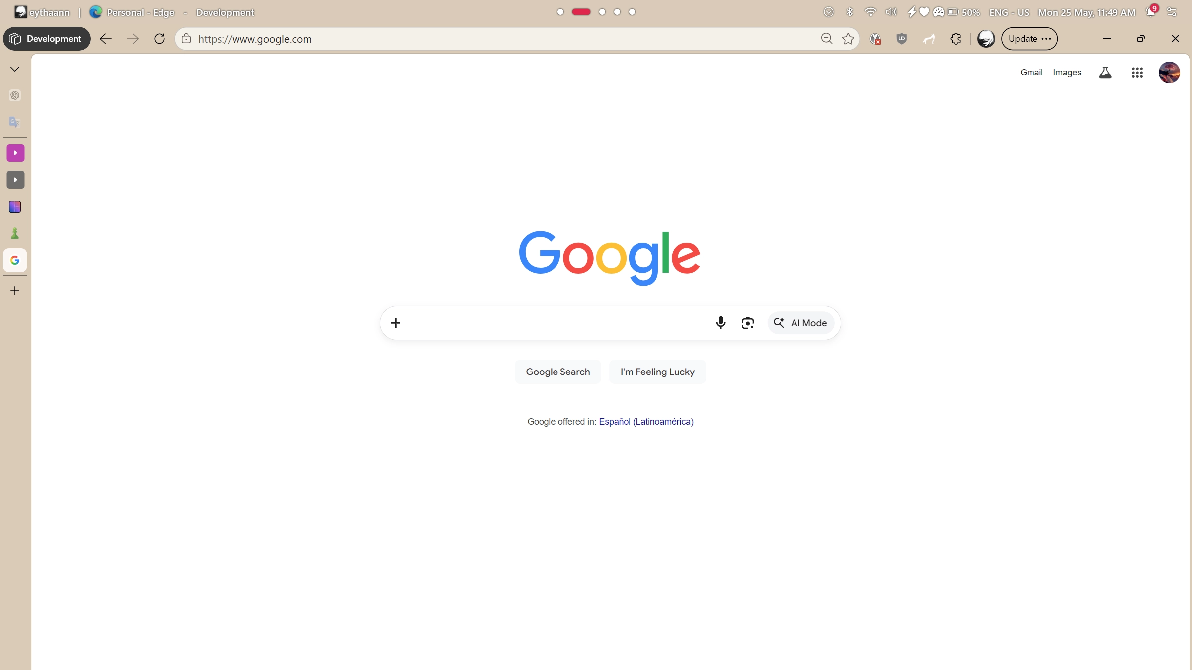 Dynamisk verktygsfältsfärg - Theme screenshot - Seelen UI