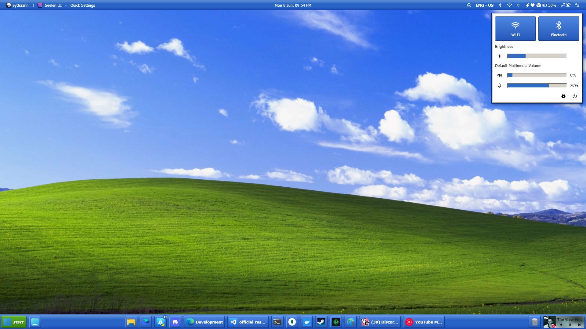 XP Experience - Theme screenshot - Seelen UI