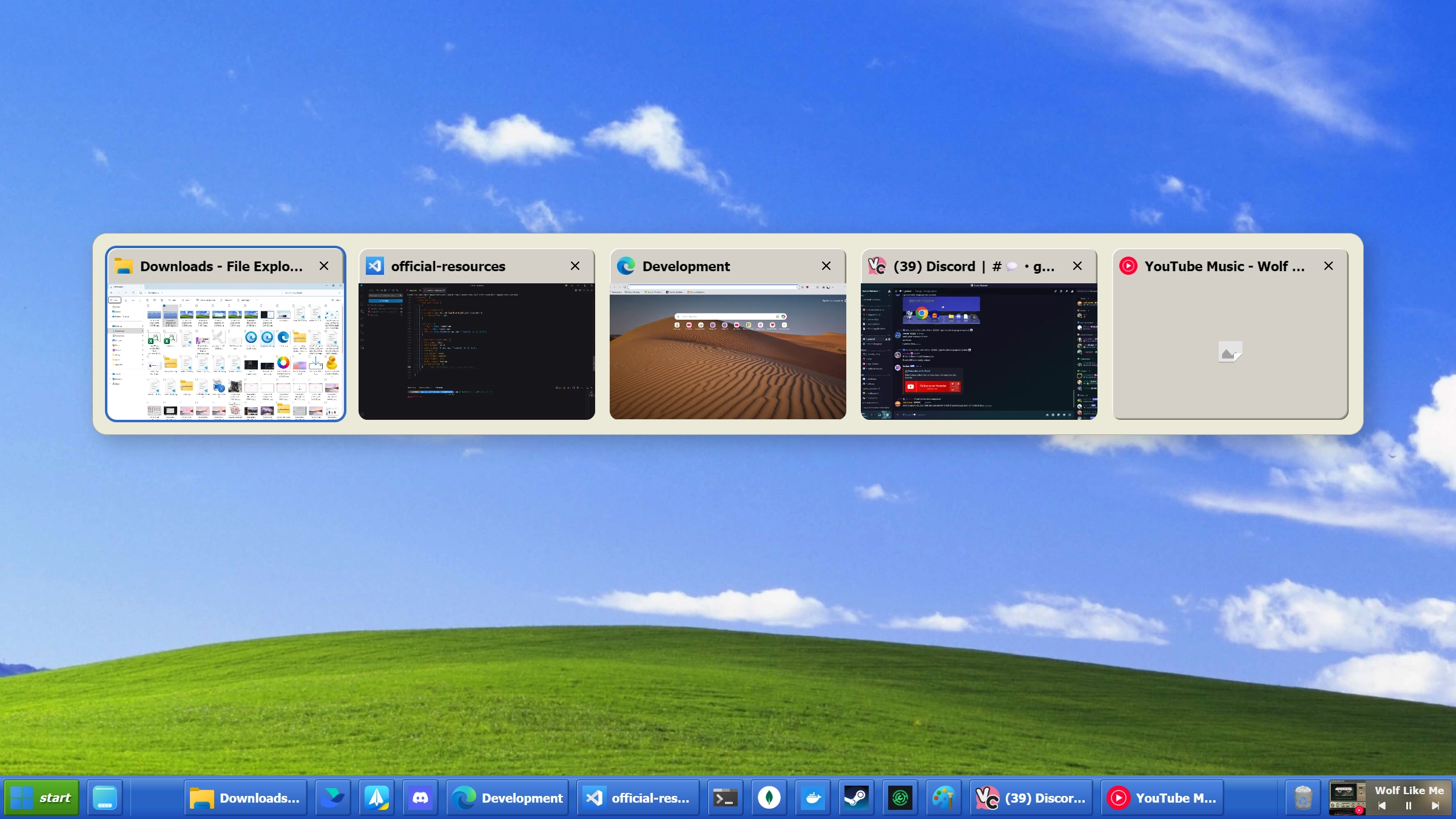 XP Experience - Theme screenshot - Seelen UI