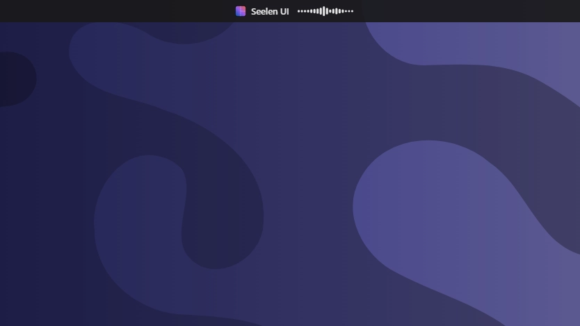 Golfvorm op de werkbalk - Plugin screenshot - Seelen UI