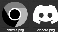 Black and White Icon Pack - IconPack screenshot - Seelen UI