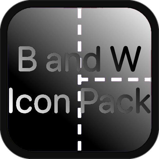 Black and White Icon Pack - Seelen Icon Pack