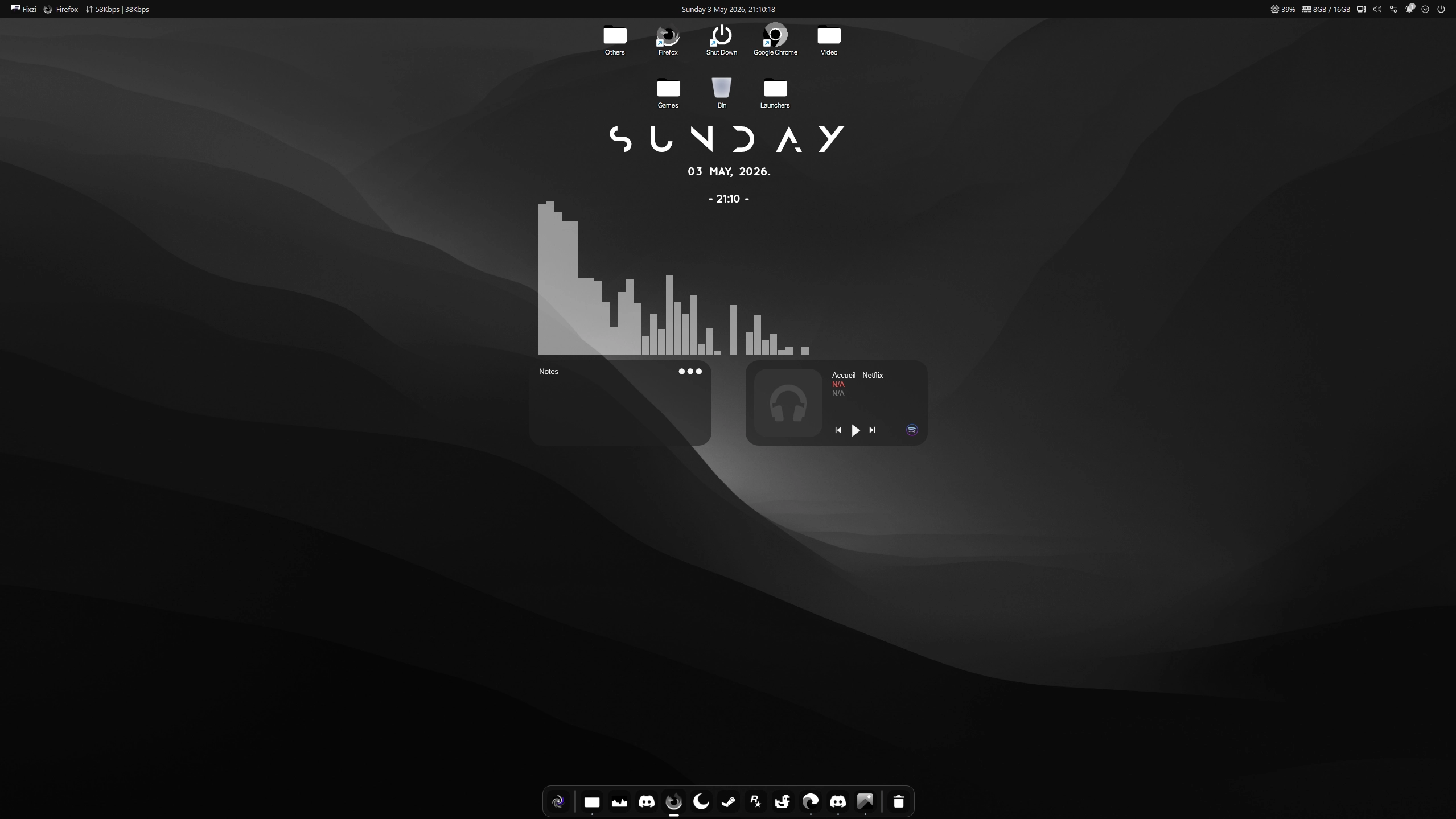 Mac OS Monterey Dark wallpaper - Wallpaper screenshot - Seelen UI