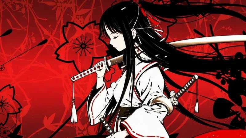 Mulher Samurai - Wallpaper screenshot - Seelen UI