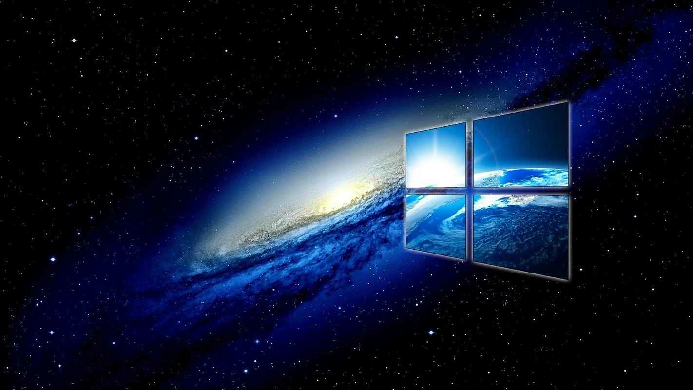 Galaxy Windows 10 Wallpaper - Wallpaper screenshot - Seelen UI