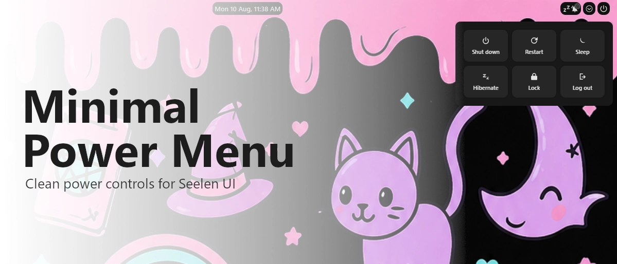Minimal Power Menu banner