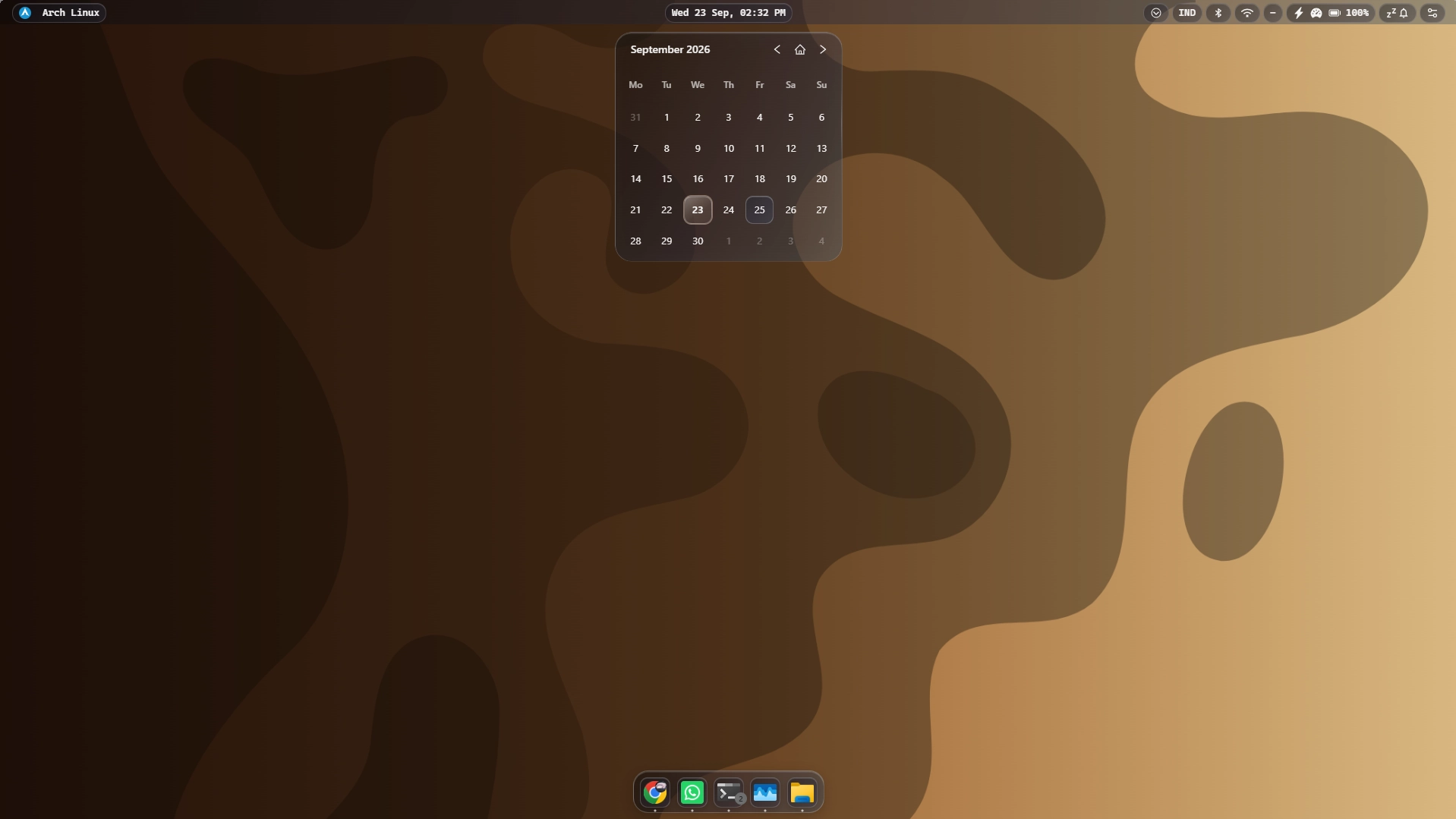 Glass Liquid Malvis - Theme screenshot - Seelen UI