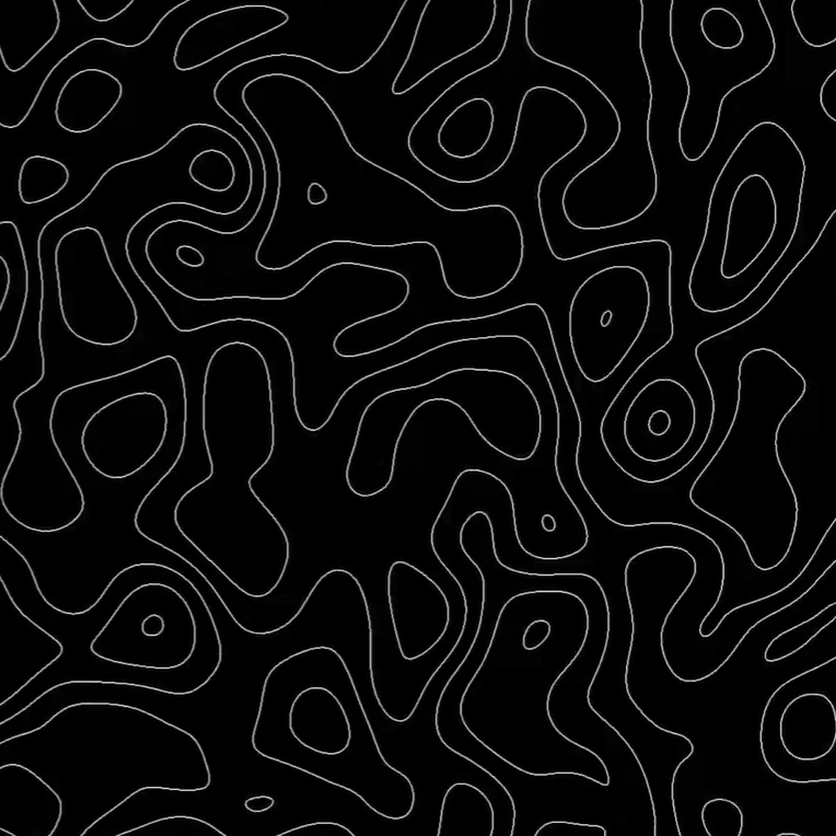 Topographic lines V2 - Seelen Tapete