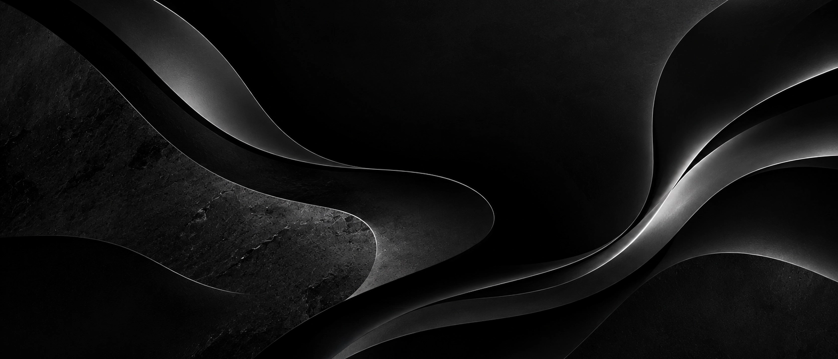 black and white banner